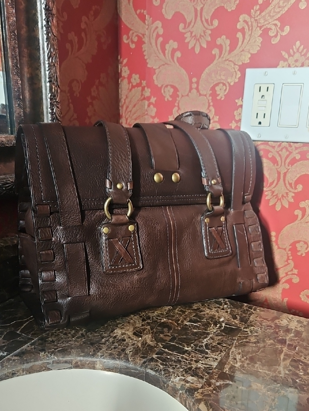 COACH LEGACY THOMPSON HANDBAG, RARE COACH LEGACY HANDBAG, Extra Large Coach - Picture 9 of 11